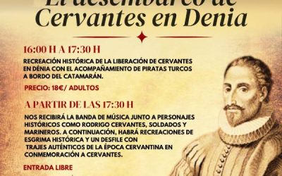 El desembarco de Cervantes en Denia